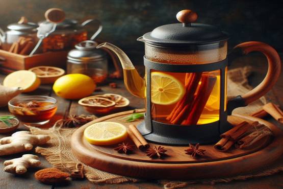 چای دمی دارچین زنجبیل