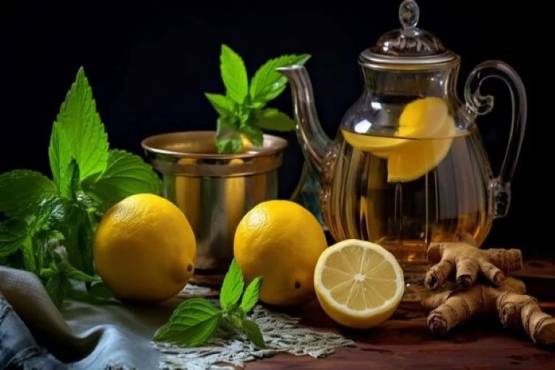 چای دمی لیمونعنا عسل