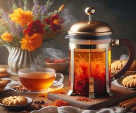 چای زعفران